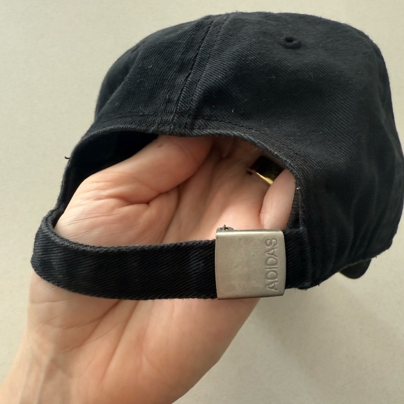 Adidas Women's Saturday Relaxed Adjustable Cap, Black/Black, One Size - Picture 3 of 4